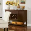 CoasterEssence 107415 Parkins - 2 Door Sideboard Buffet Cabinet - Rustic Espresso