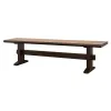 CoasterEssence 110333 Bexley - Wood Dining Bench - Natural Honey And Smokey Black