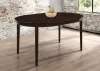 CoasterEveryday 100770 Gabriel - Oval Extension Leaf Dining Table - Cappuccino