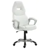 CoasterEssence 800150 Bruce - Upholstered Adjustable Home Office Desk Chair - White