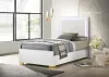 Coaster Fine Furniture 222931T Marceline - Wood Twin LED Panel Bed - White