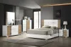 Furniture of America CM7462WH-M Erlangen - Mirror - White / Natural