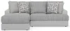 Jackson Furniture Industries 3480/75/42-18 Jackson Furniture Industries 3480/75/42-18 Titan - 2 Piece Sofa Chaise With Comfort Coil Seating (Left Side Facing Chaise) - Moonstruck