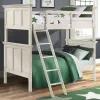 Intercon SM-BR-4560TT-RWH-C Intercon SM-BR-4560TT-RWH-C San Mateo Youth - Twin Over Twin Bunk Bed - Rustic White