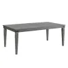 Intercon FR-TA-4278-PEW-C Foundry - Dining Table - Brushed Pewter