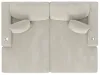 Jackson Furniture Industries 3445/15/16-11 Cozy - 2 Piece Double Wide Chaise With USB Charging Ports - Pearl