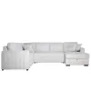 New Classic 23-U1899-3NS Bliss - Sectional Sleeper - Mist Gray