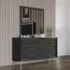 New Classic 00-B1891-DM New Classic 00-B1891-DM Ava - Dresser & Mirror - Black