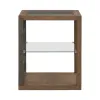 Liberty Furniture 525-OT1020 Liberty Furniture 525-OT1020 Bayhill Trellis - End Table - Honey / Black Metal Accents