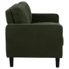 Coaster Fine Furniture 511215 Ruth - Fabric Upholstered Track Arm Loveseat - Matcha Green