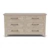 Riverside Furniture 79260 Bennett - Six Drawer Dresser - Frosted Gray