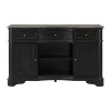 Liberty Furniture 244B-T4072 Liberty Furniture 244B-T4072 Magnolia Manor - Leg Table - Weathered Bark & Antique Black