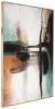 Ashley Furniture A8000337 Brunonia - Wall Art - Teal / Orange / Black