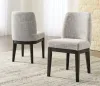 Ashley Furniture D984/45/01(6)/60 Ashley Furniture D984/45/01(6)/60 Burkhaus - 8 Pc. - Dining Room Extension Table, 6 Side Chairs, Server - Dark Brown