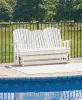 Ashley Furniture P111-835 Ashley Furniture P111-835 Hyland Wave - Glider Loveseat - White