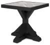 Ashley Furniture P792-702 Beachcroft - Square End Table - Black / Light Gray