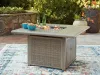 Ashley Furniture PCP690-772 Cliff Trails - Square Fire Pit Table - Beige