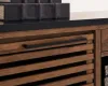Ashley Furniture H737-60 Kallari - Credenza - Warm Brown / Black