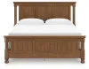 Ashley Furniture PCB824B4 Ashley Furniture PCB824B4 Rowlenstown - King Poster Bed - Brown