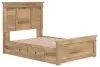 Ashley Furniture PCB1170B27 Ashley Furniture PCB1170B27 Makidern - Full Panel Storage Bed With Under Bed Storage Unit - Tan