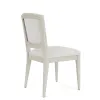 Riverside Furniture 25057 Carmella - Upholstered Back Side Chair (Set of 2) - Pebble Oak