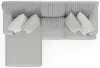 Jackson Furniture Industries 3303/75/42-18 Jackson Furniture Industries 3303/75/42-18 Logan - 2 Piece Upholstered Sectional With Comfort Coil Seating And 5 Included Accent Pillows (Left Side Facing Chaise) - Moonstruck