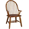 Liberty Furniture 17-C2051 Treasures - Bow Back Arm Chair - Rustic Oak