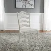 Liberty Furniture 244-CD-7LGS Liberty Furniture 244-CD-7LGS Magnolia Manor - 7 Piece Leg Table Set - Antique White & Weathered Bark