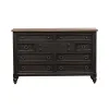 Liberty Furniture 615-BR31-B Liberty Furniture 615-BR31-B Americana Farmhouse - 9 Drawer Dresser - Black