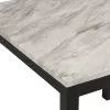 New Classic D400-52S-BLU New Classic D400-52S-BLU Celeste - 5 Piece Marble Finish Counter Dining Set (Table & 4 Chairs) - Blue