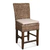 Riverside Furniture 36967 Mix-N-Match Chairs - Woven Counter Upholstered Stool (Set of 2) - Hazelnut