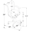 CoasterEssence 100952 Mitchell - Upholstered Swivel Dining And Game Chair - Amber