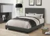 CoasterEveryday 350061KE Boyd - Upholstered Eastern King Panel Bed - Charcoal