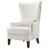 Coaster Fine Furniture 904066 Pippin - Upholstered High Wingback Accent Chair - Latte