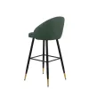 New Classic SAF199-BS-FGR New Classic SAF199-BS-FGR Oliver - Vegan Leather Bar Chair (Set of 2) - Green