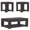 Liberty Furniture 201-OT-3PCS Lennox Hill - 3 Piece Set (1 Cocktail 2 End Tables) - Bark