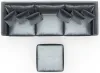 Jackson Furniture Industries 2245/37/31/36/12-23 Jackson Furniture Industries 2245/37/31/36/12-23 Remington - 3 Piece Modular Sofa And 1 Included Cocktail Ottoman - Slate