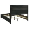 Coaster Fine Furniture 206360KE Miranda - Upholstered Eastern King Panel Bed - Black