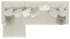 Jackson Furniture Industries 2235/75/31/37-16 Jackson Furniture Industries 2235/75/31/37-16 Ritzy - 3 Piece Modular Sofa Chaise (LSF Chaise) - Bone