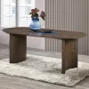 New Classic 40-D3434-OT Kody - Oval Dining Table - Dark Walnut