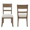 New Classic D2114B-21 Mariana - Wood Back Side Chair (Set of 2) - Vintage Mocha