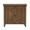 Liberty Furniture 930-BR62 Carolina Park - 2 Door Bedside Chest With Charging Station - Amber Brown