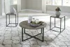 Ashley Furniture T103-213 Wadeworth - Occasional Table Set (Set of 3) - Brown / Beige