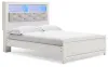 Ashley Furniture B2640B20 Altyra - Queen Panel Bookcase Bed With Roll Slats - White
