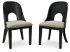 Ashley Furniture D821/25/01(2) Ashley Furniture D821/25/01(2) Rowanbeck - 5 Pc. - Dining Table, 4 Side Chairs - Black