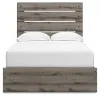 Ashley Furniture PCB2405B16 Graystorm - Full Panel Storage Bed - Brown Gray