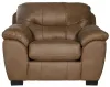 Jackson Furniture Industries 445301-1227/49-3027/49 Jackson Furniture Industries 445301-1227/49-3027/49 Grant - Faux Leather Chair & 1/2 - Silt