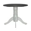 Liberty Furniture 182-CD-DLT Brook Bay - Drop Leaf Table - Textured White / Carbon Gray