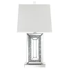 CoasterElevations 923288 Ayelet - Tapered Shade Mirrored Table Lamp - Silver