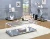 Furniture of America CM4153S Ludvig - Sofa Table - Chrome / Clear